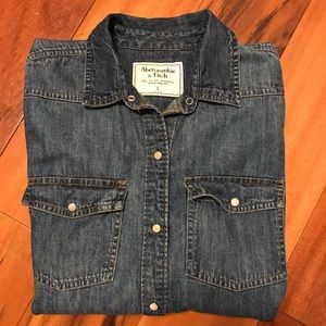 Abercrombie & Fitch Denim Button Down Shirt